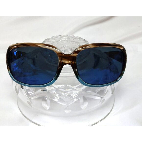 Costa Gannet Blue Lens Tortoise Frame Women's Sunglasses Polarized 58mm - Picture 1 of 11